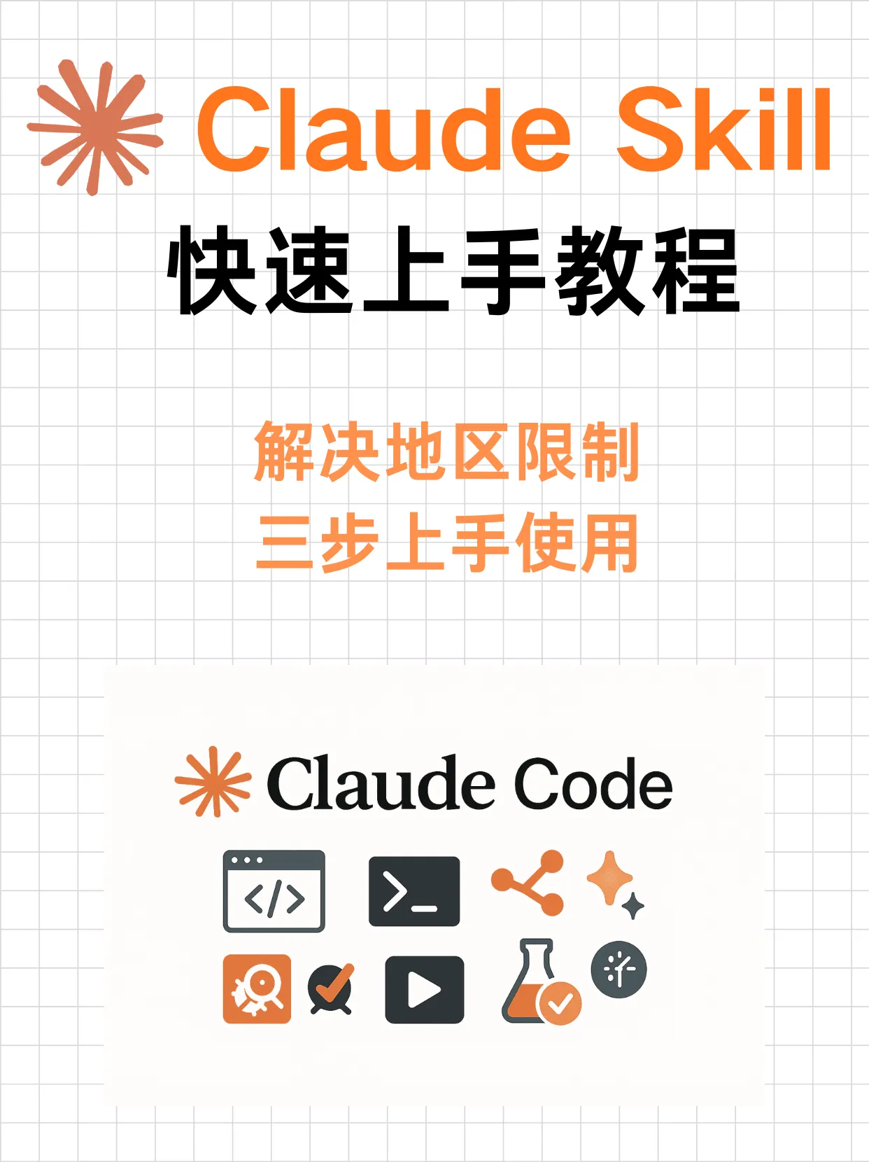 Claude Skill快速上手教程：三个步骤就能用上。封面